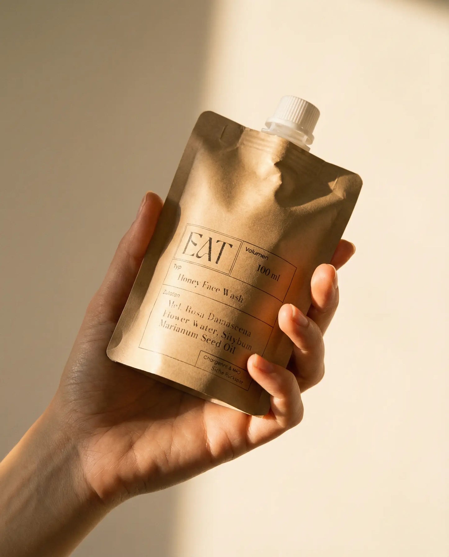 Bio honey face wash refill im Glas – hande