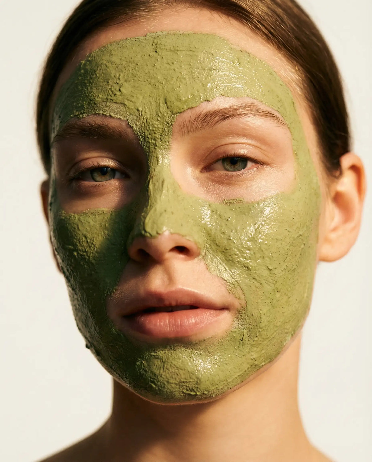 Bio matcha detox mask im Glas – gesichtsmaske