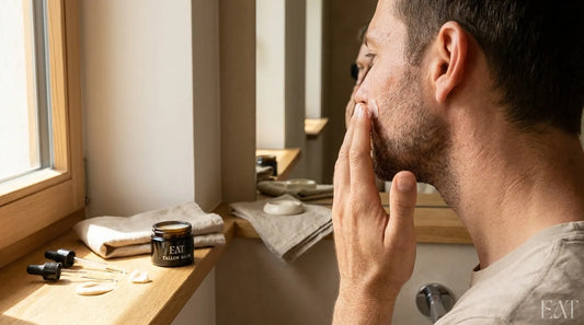 Gesichtspflege für Männer: Die effektive Routine mit Tallow bei trockener Haut