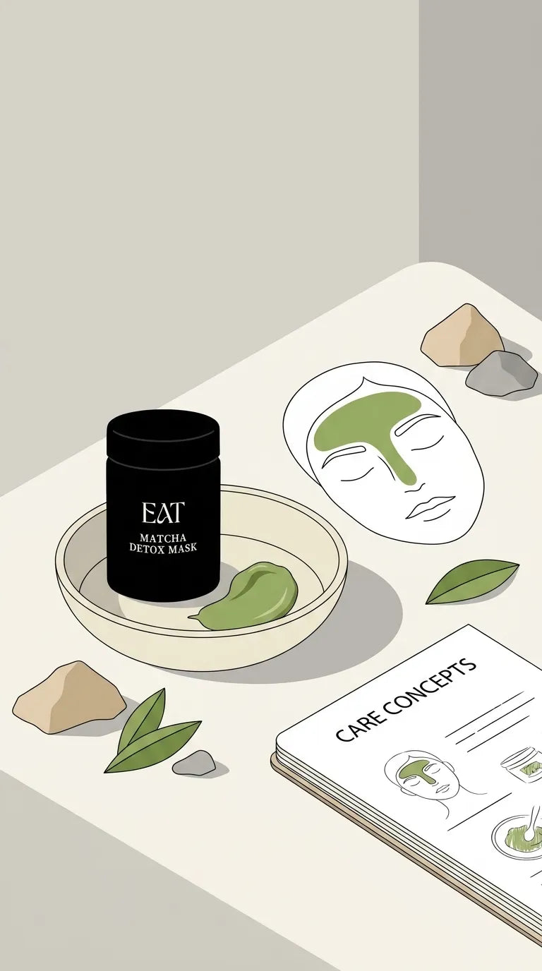 Matcha Detox Maske: Hilfe bei verstopften Poren