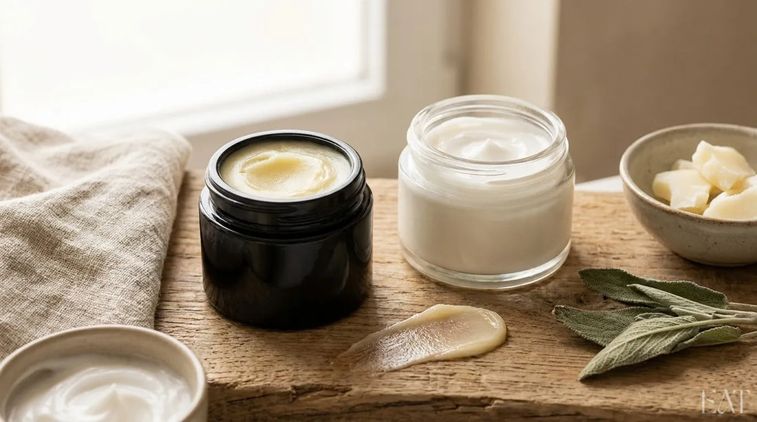Tallow-Balsam vs. herkömmliche Feuchtigkeitscremes: Ein Nährstoffvergleich