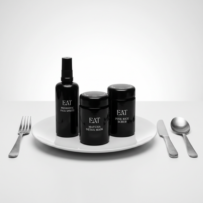 Glow & Balance Complete - Probiotic Face Spritz + Matcha Detox Mask + Pink Rice Scrub