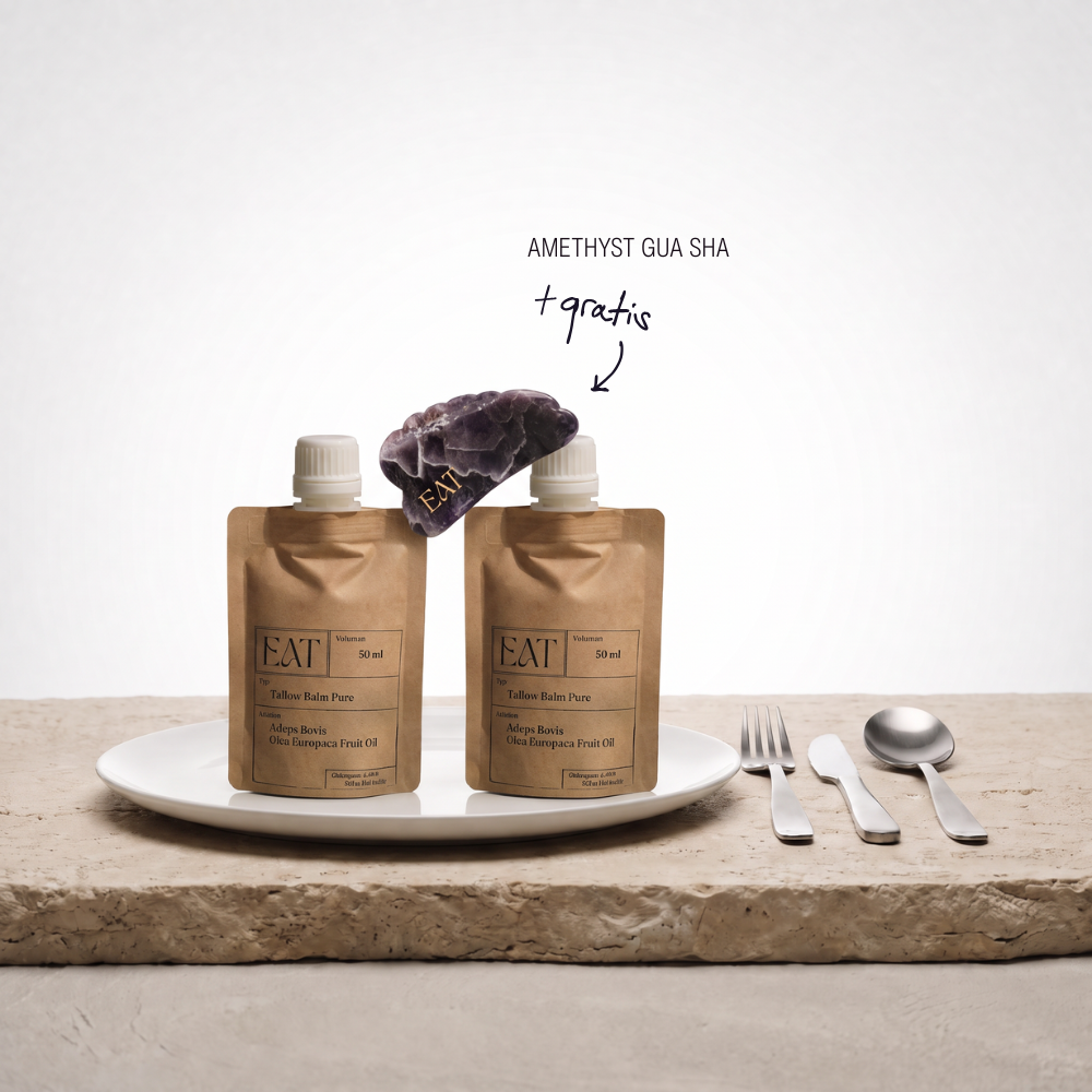 Tallow Balm Pure Refill + gratis Amethyst Gua Sha