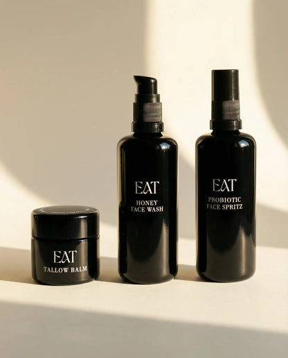 Bio essential menu im Glas – schatten