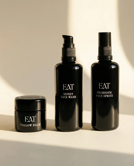 Bio essential menu im Glas – schatten