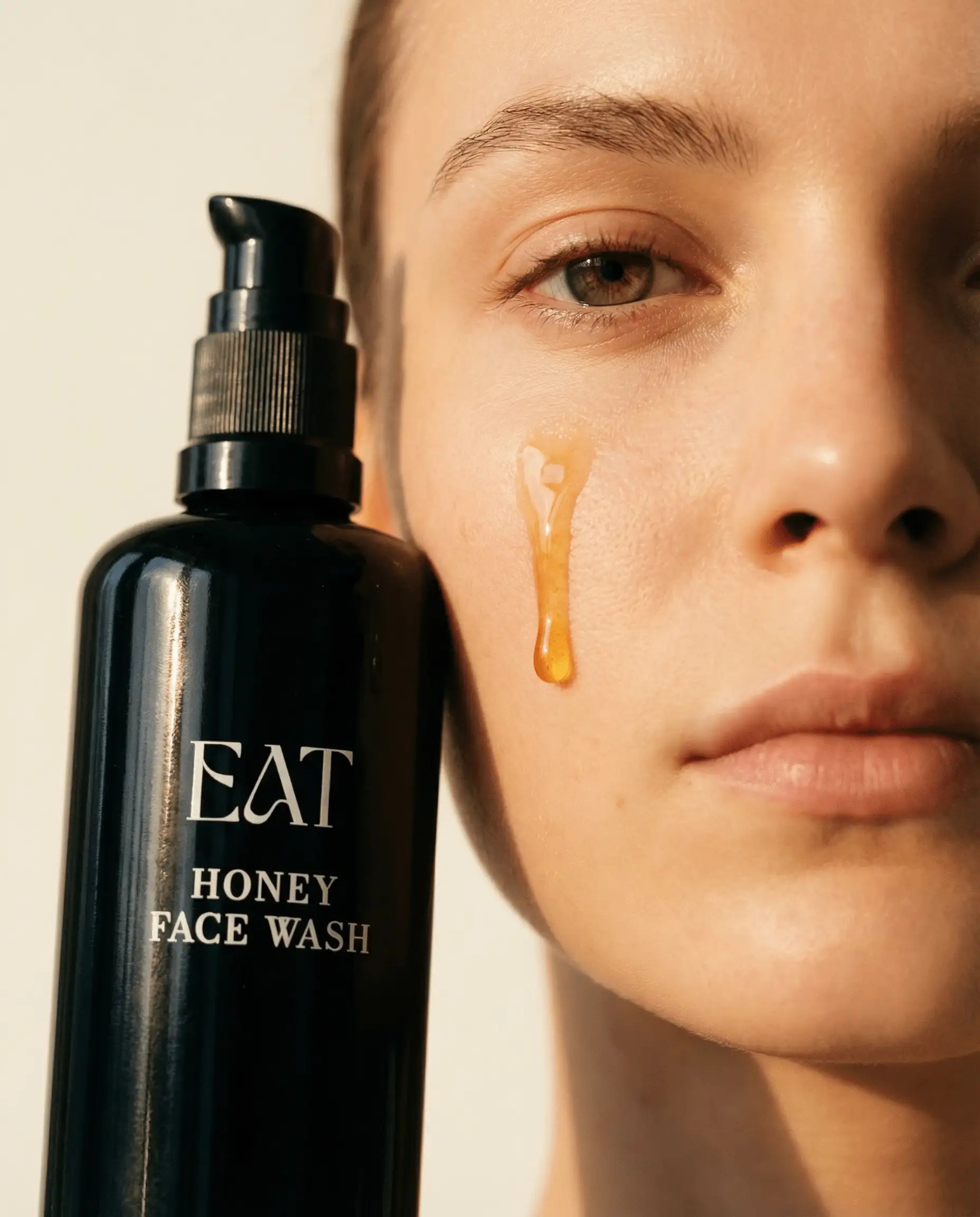 Bio honey face wash im Glas – frau