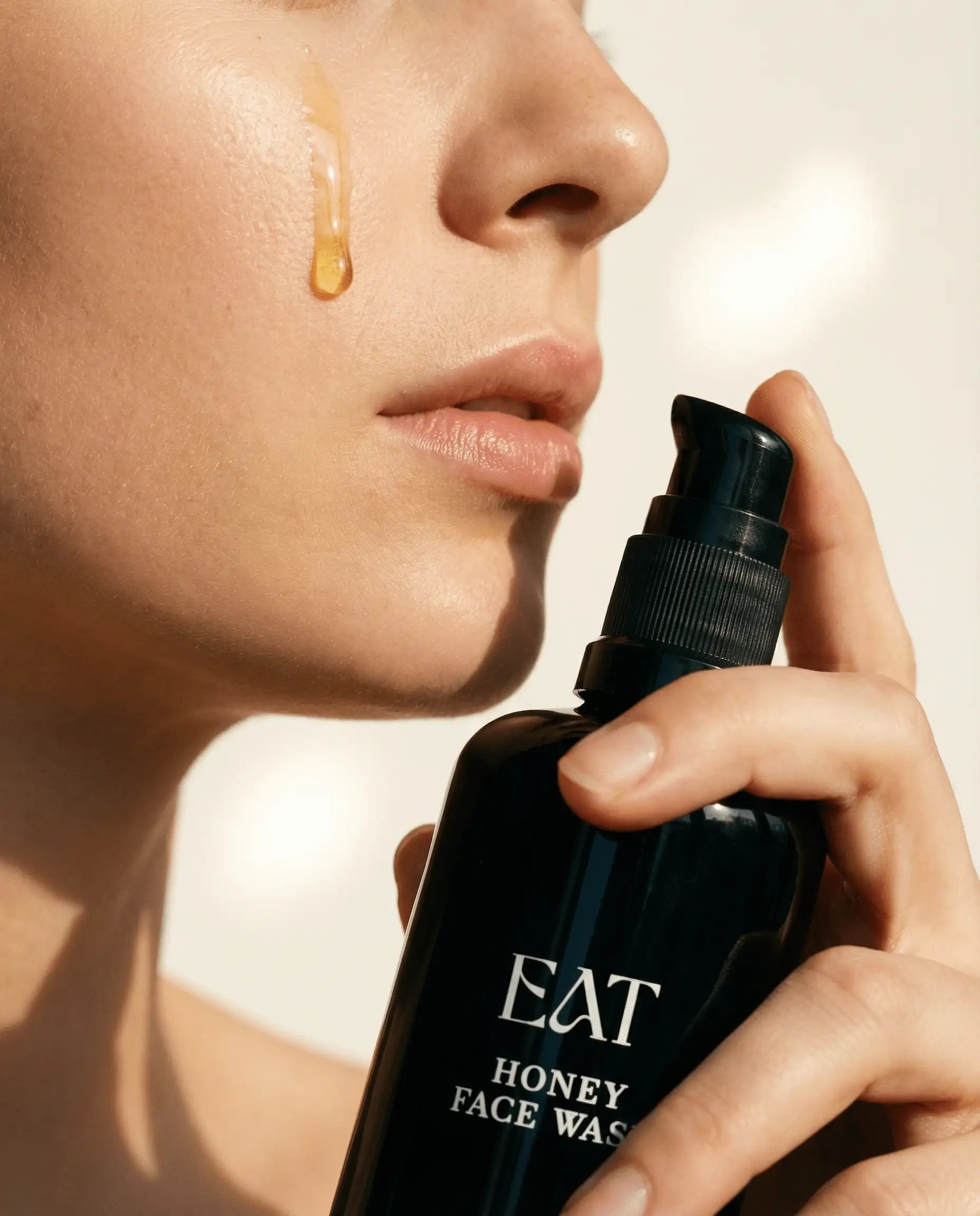 Bio honey face wash refill im Glas – gesicht