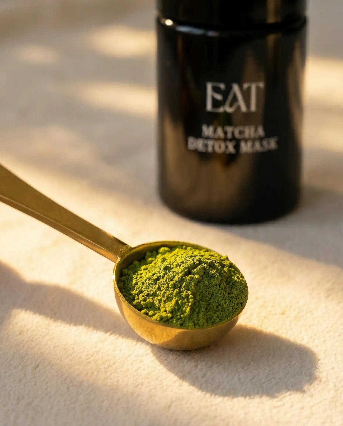 Bio matcha mask set im Glas – matcha pulver