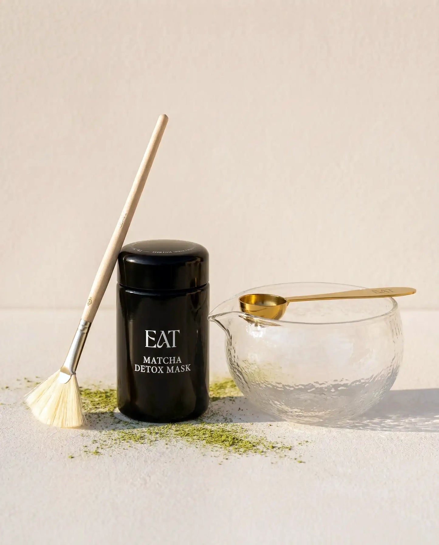 Bio matcha mask set im Glas – schussel
