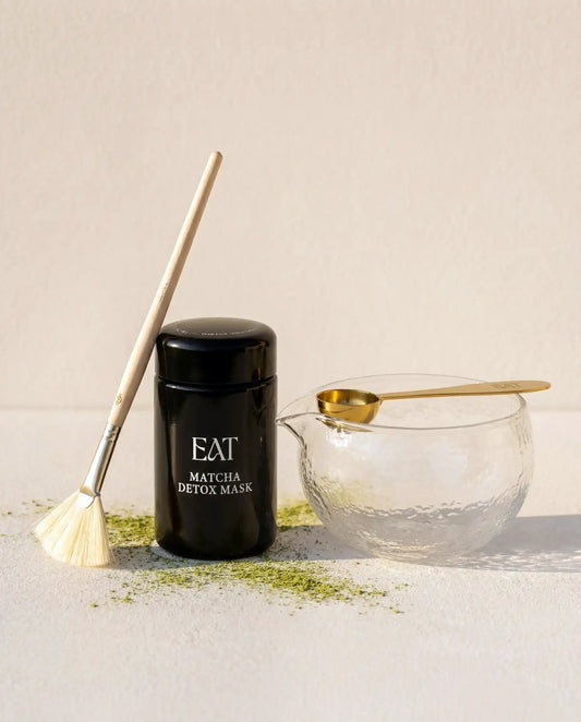 Bio matcha mask set im Glas – schussel
