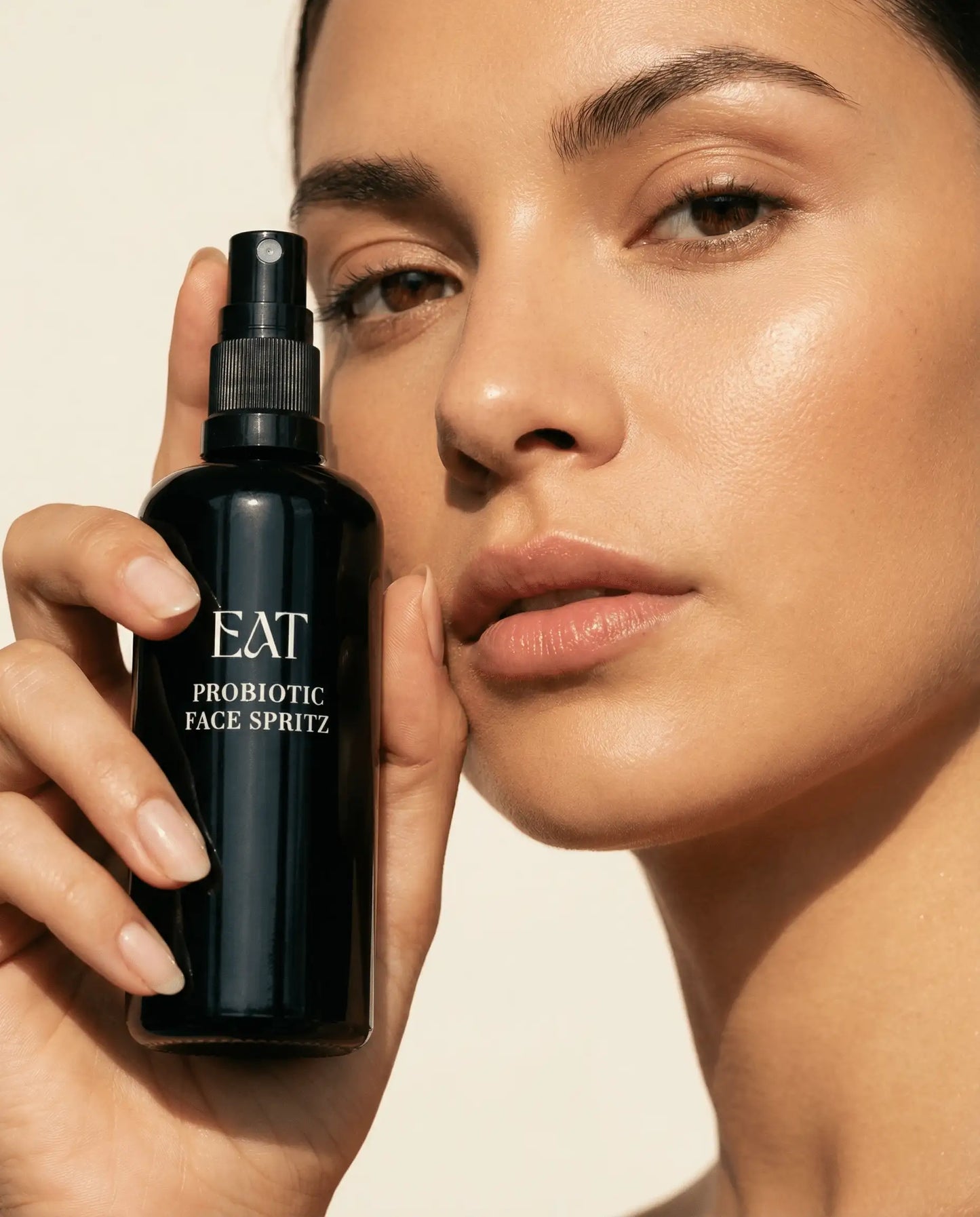 Bio probiotic face spritz im Glas – gesicht