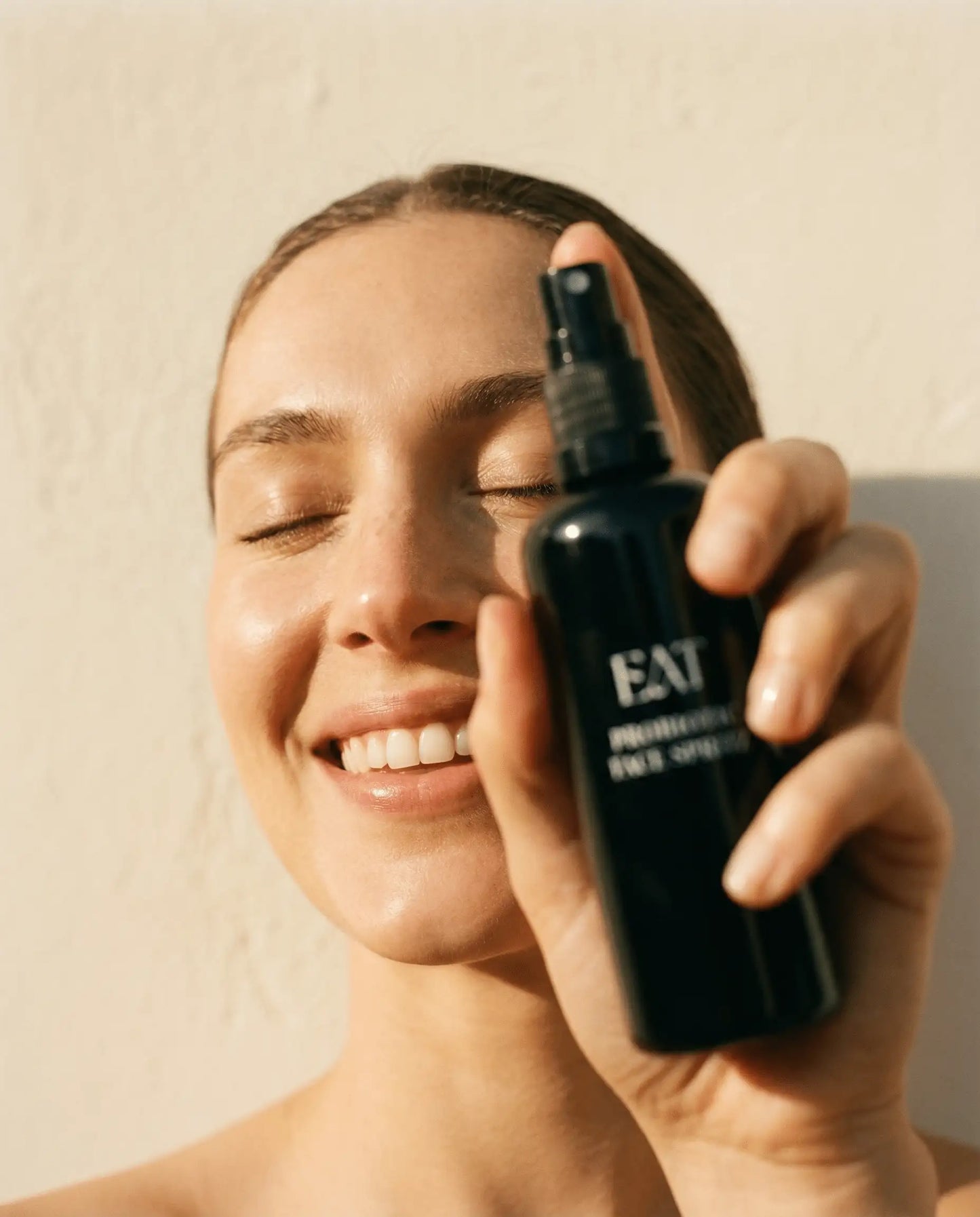 Bio probiotic face spritz im Glas –zahnlacheln