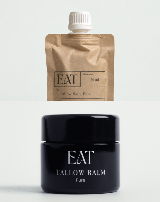 SKIN DUO Tallow Balm Pure: Tiegel 50 ml und Refill-Pouch 50 ml