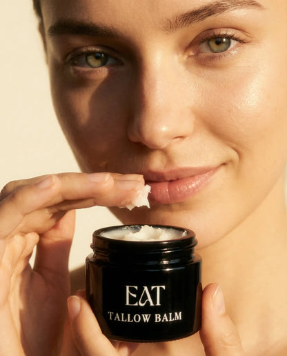 Bio tallow balm im Glas – frau