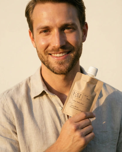Bio tallow balm pure refill im Glas –mann